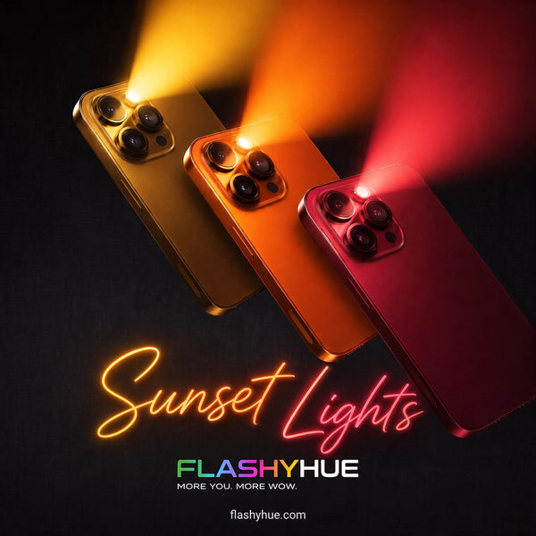 Sunset Lights – 3 Color Filters for Your Phone Flashlight